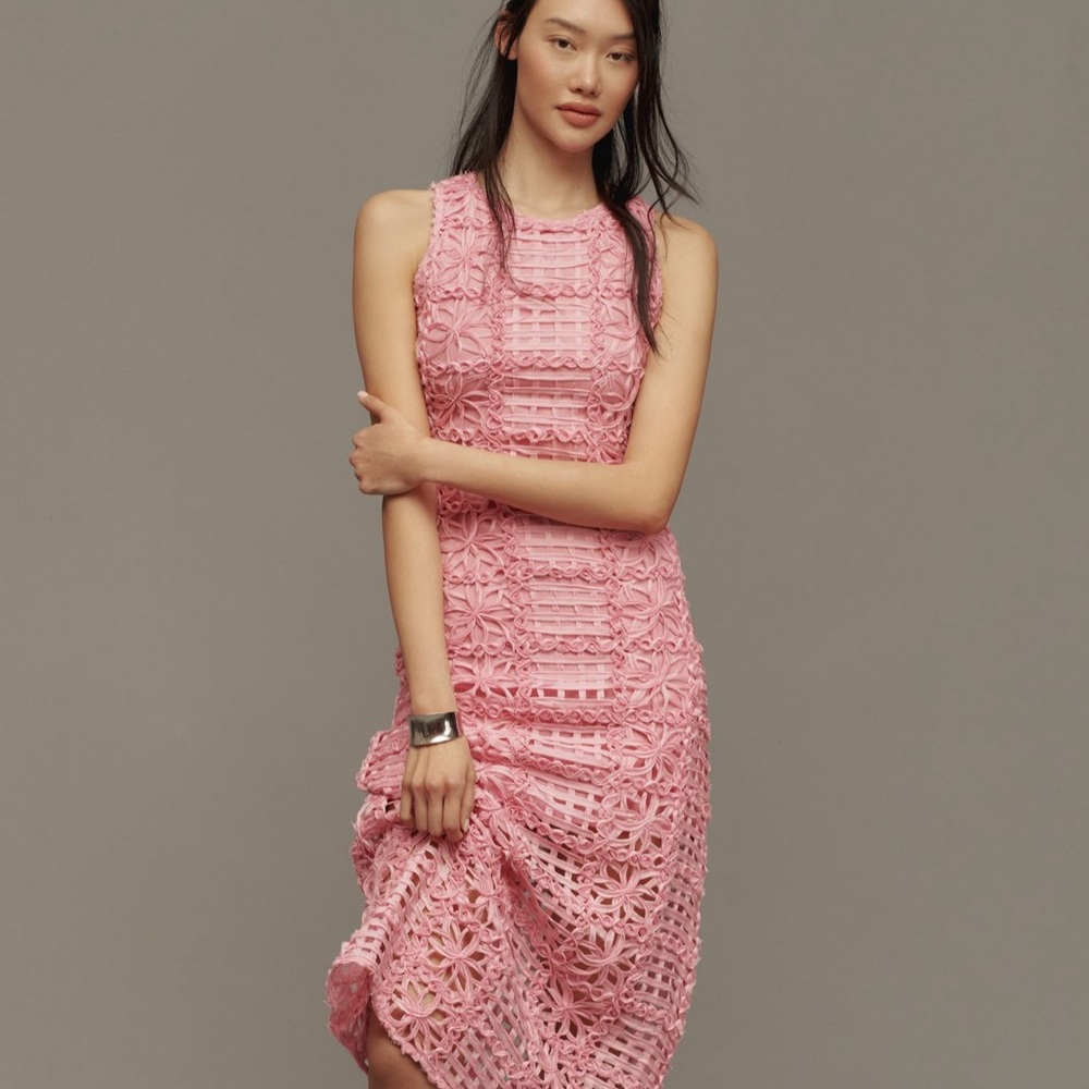 NWT Endless Rose sleeveless textured, midi dress size XS